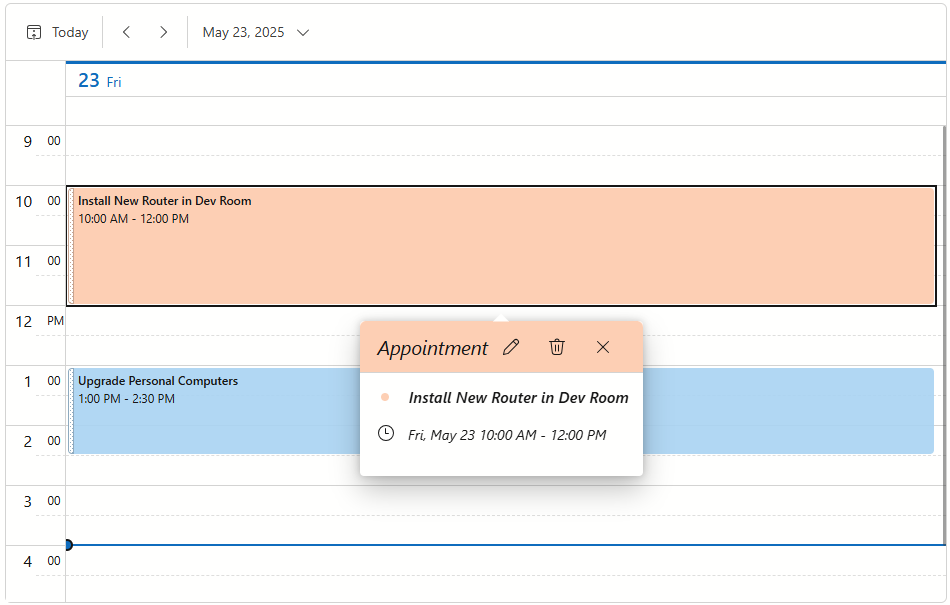 Scheduler - Font Style in Tooltips