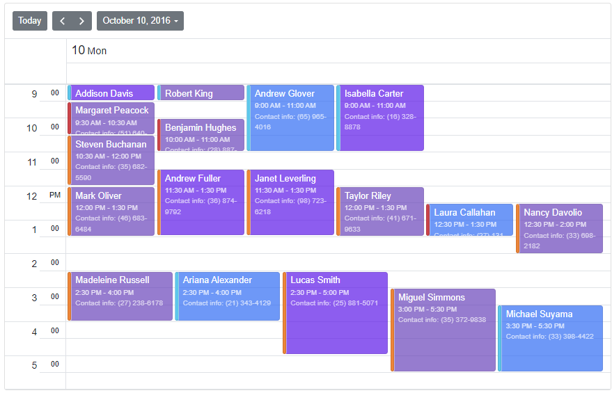 Scheduler - Bind to a Web API service