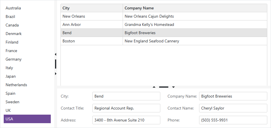 Blazor Splitter Overview