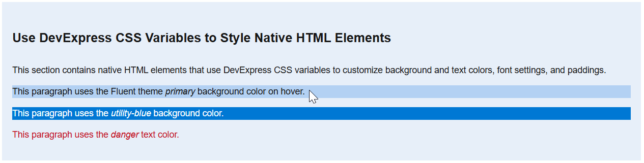 Blazor Fluent Themes — Style Native HTML Elements
