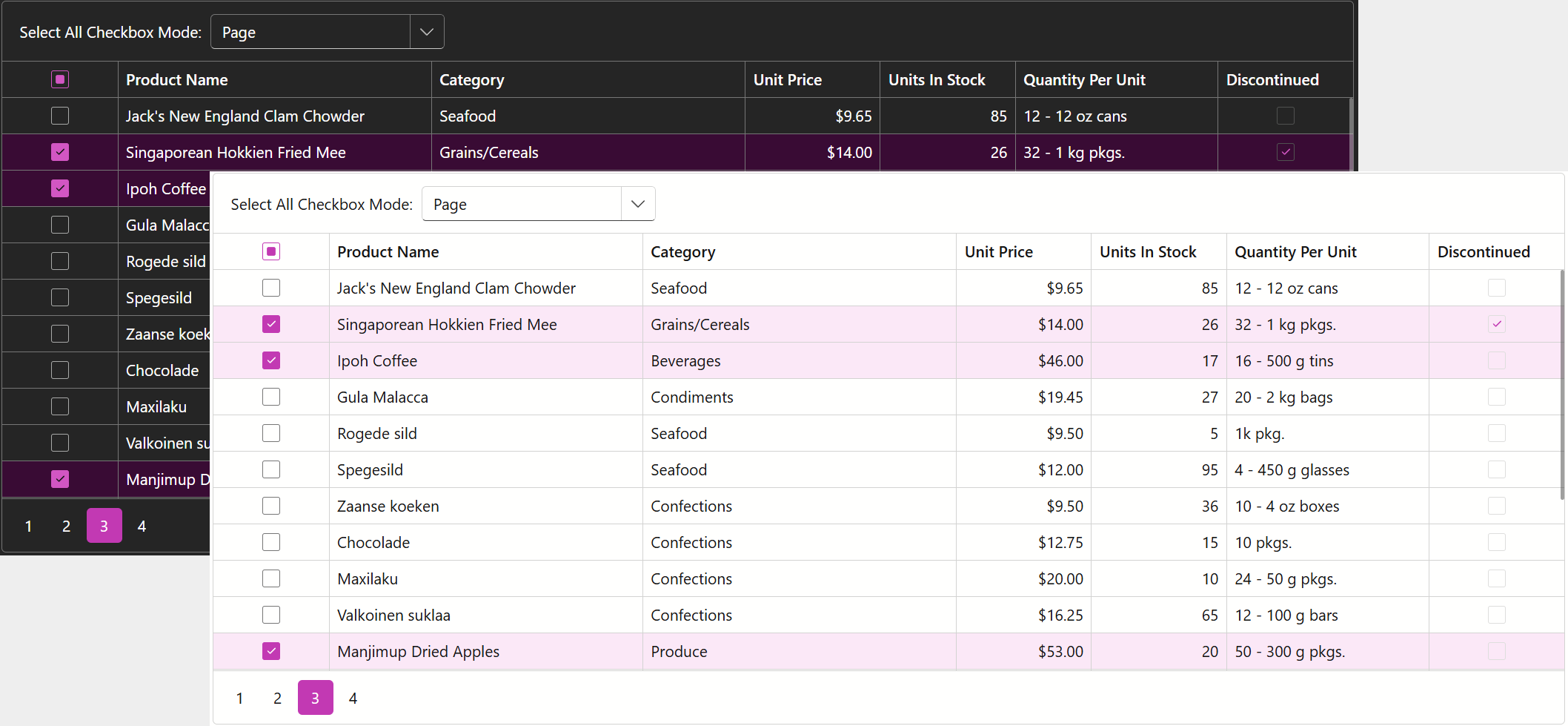 Fluent Orchid Themes
