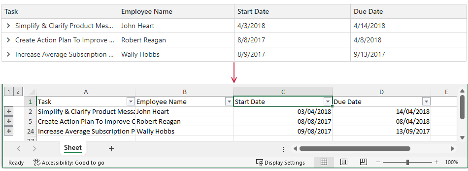 Date Formatting (Europe)