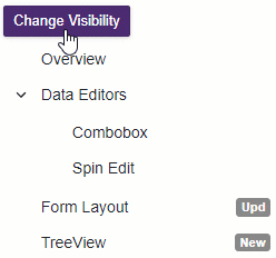 TreeView Visibility