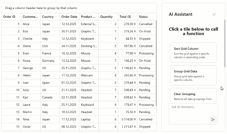 AI tool Calling Integration