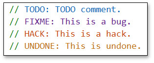 Comment Tokens
