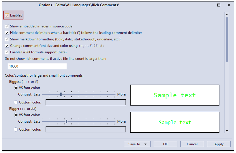 RichComments Example