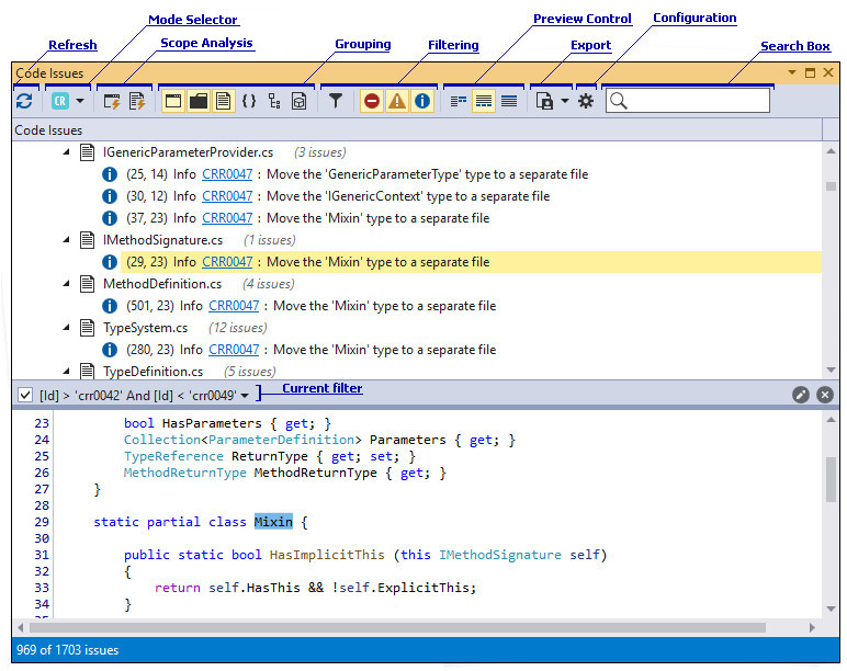 Static Code Analysis | CodeRush | DevExpress Documentation