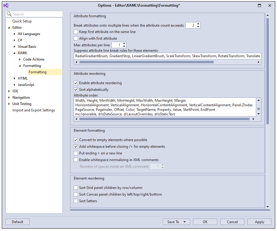 Document Formatting (XAML) | CodeRush | DevExpress Documentation