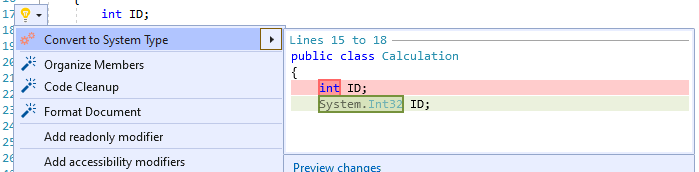 Select Refactoring