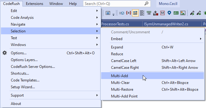 Ctrl + Alt / Within a model Multi-Selection - Studio Features