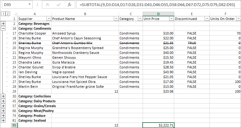 Excel-Export-Group-and-Summary