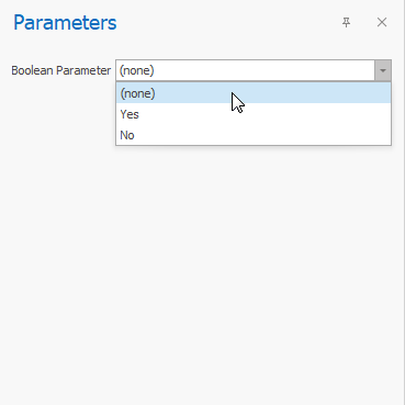 Boolean Parameter