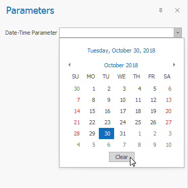 Date-Time Parameter