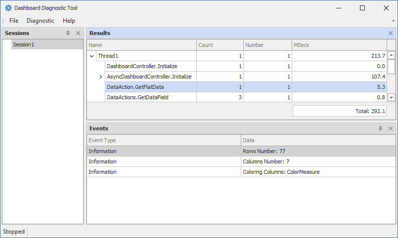 Diagnostic Tool Session Log