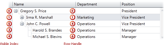 Row Handle vs Visible Index 2