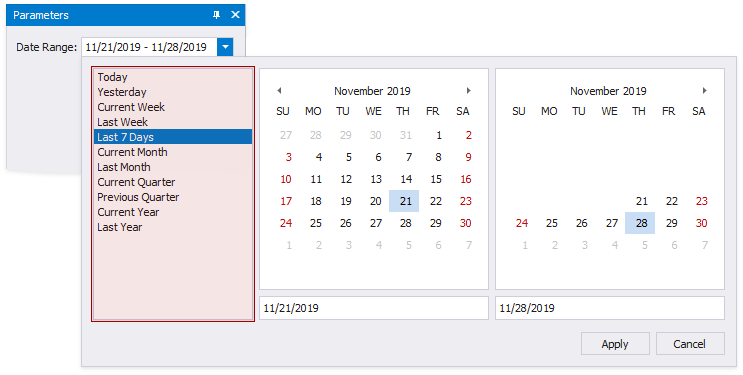 Rangeparameterssettings Class Cross Platform Class Library 3884