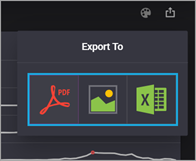 Web Dashboard - Export Type Button Highlight