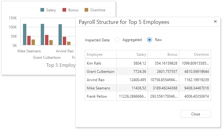 Data Inspector (Web) - Raw Data