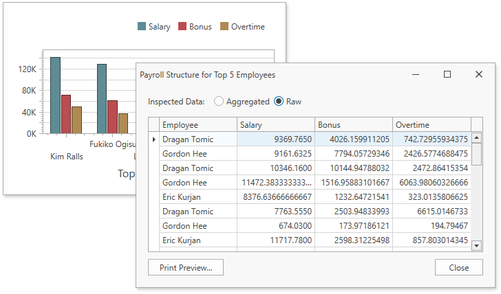 Data Inspector (WPF) - Raw Data