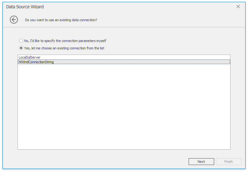 Connecting To Sql Databases Dashboard Devexpress Documentation