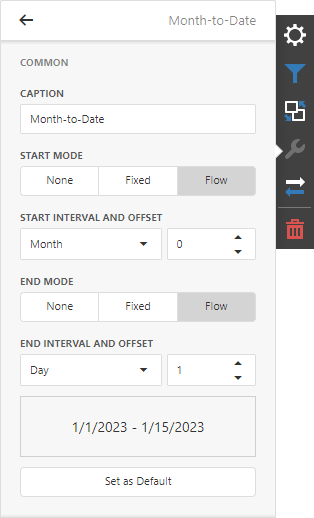 Date Filter - Month-to-Date