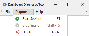 Diagnostic Tool diagnostic options