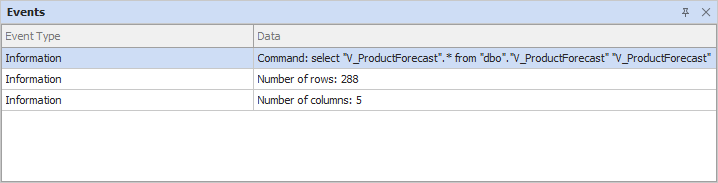 Dashboard Diagnostic Tool events