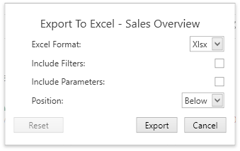 export excel to pdf