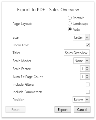 WPF - Export to PDF dialog