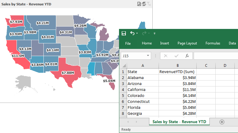 Exporting to Excel