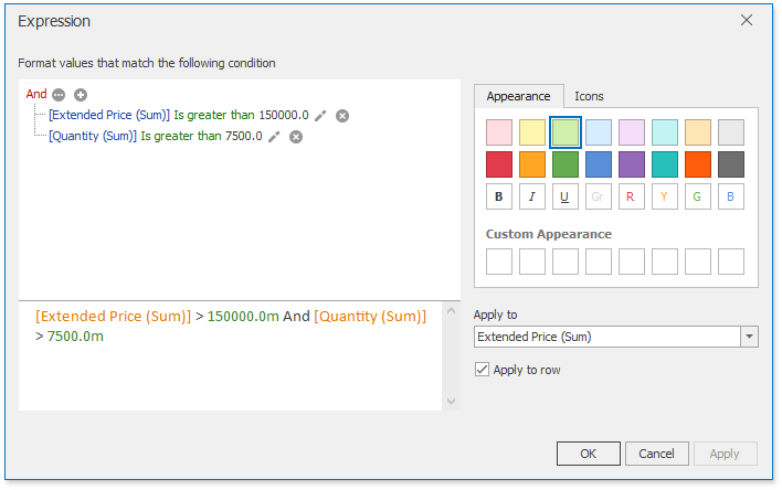 FormatConditionExpressionDialog