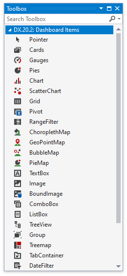 Create A Dashboard In Visual Studio Dashboard Devexpress Documentation