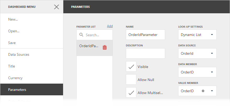 Multi-Value Dashboard Parameter