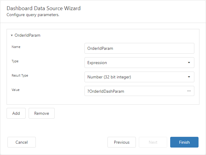 Query Parameter Settings