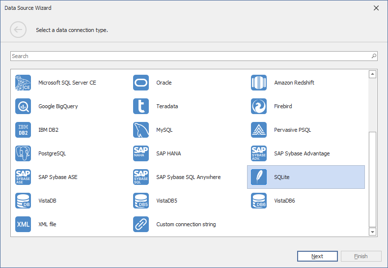 DataSourceWizard_SQLite