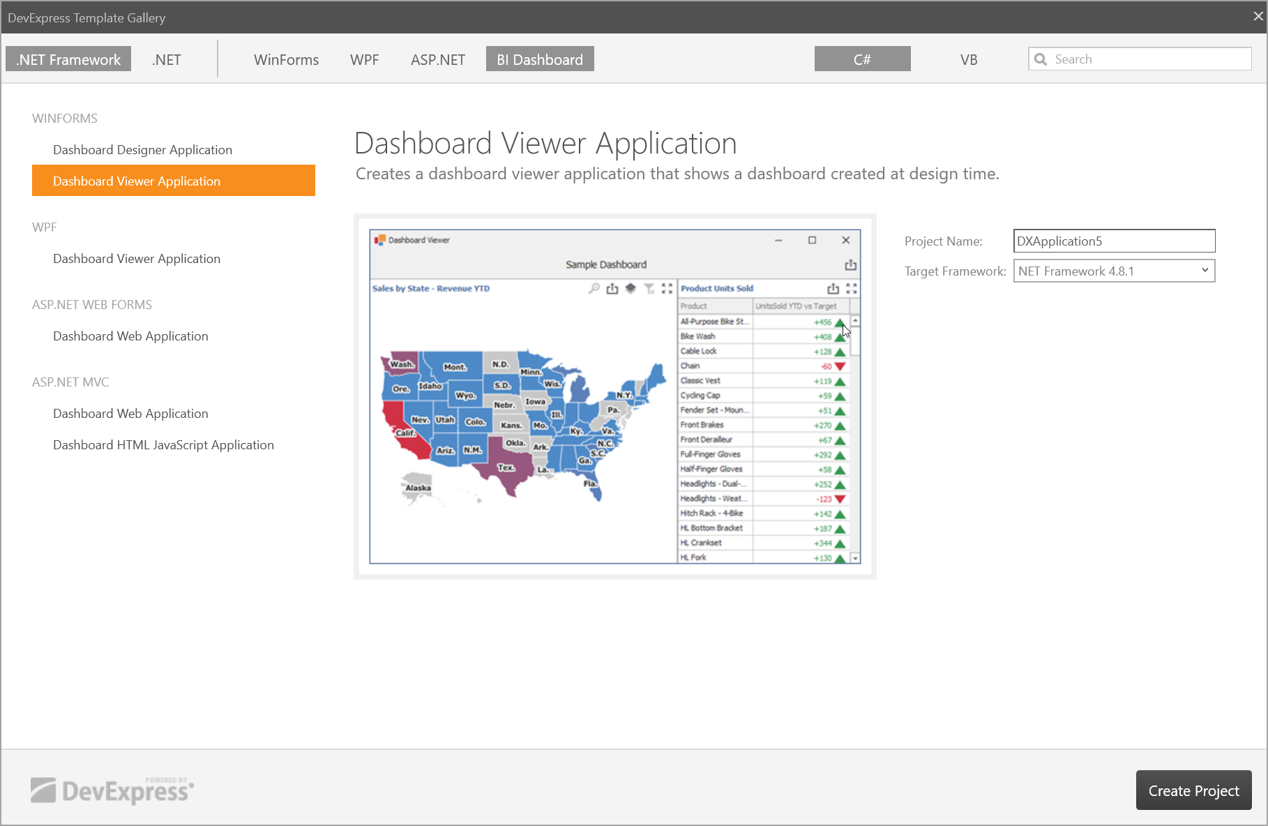Devexpress Application Use DevExpress Templates to Create a WinForms Viewer Application ...