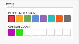 Web Dashboard - Colors