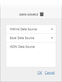 web dashboard - Data filtering section