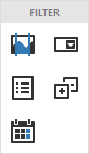 Web Dashboard - toolbox filter elements