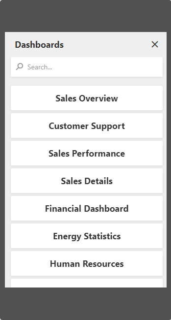 Dashboard Panel