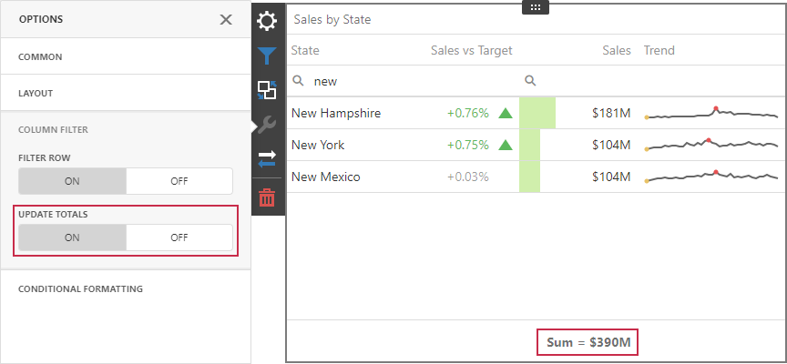 web-dashboard-filter-row-update-totals