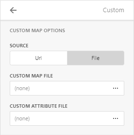 Web Dashboard - Load a custom map using a file