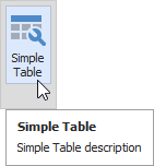 Simple Table Icon