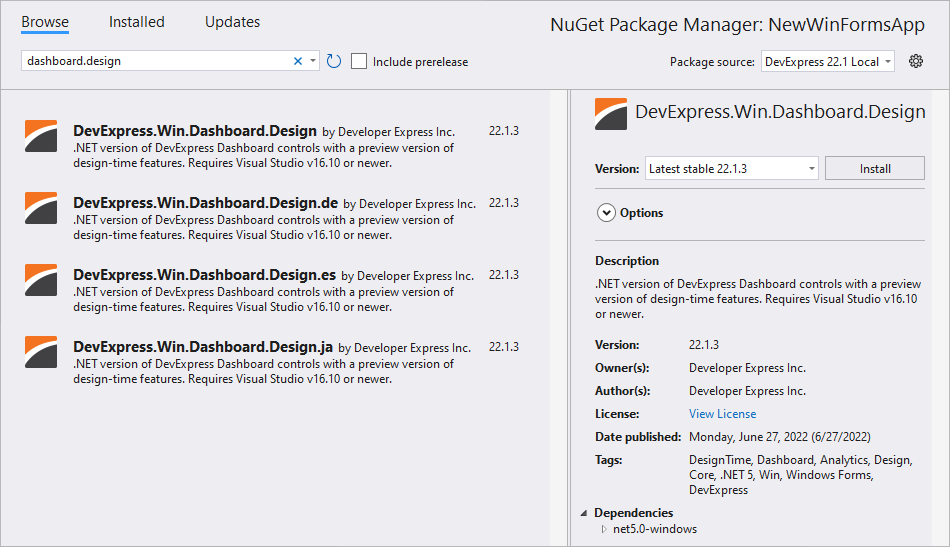 install-nuget-package