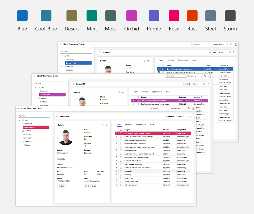 DevExpress Design System - Fluent Predefined Palettes