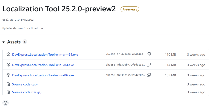 Localization Tool - Download the Tool, DevExpress
