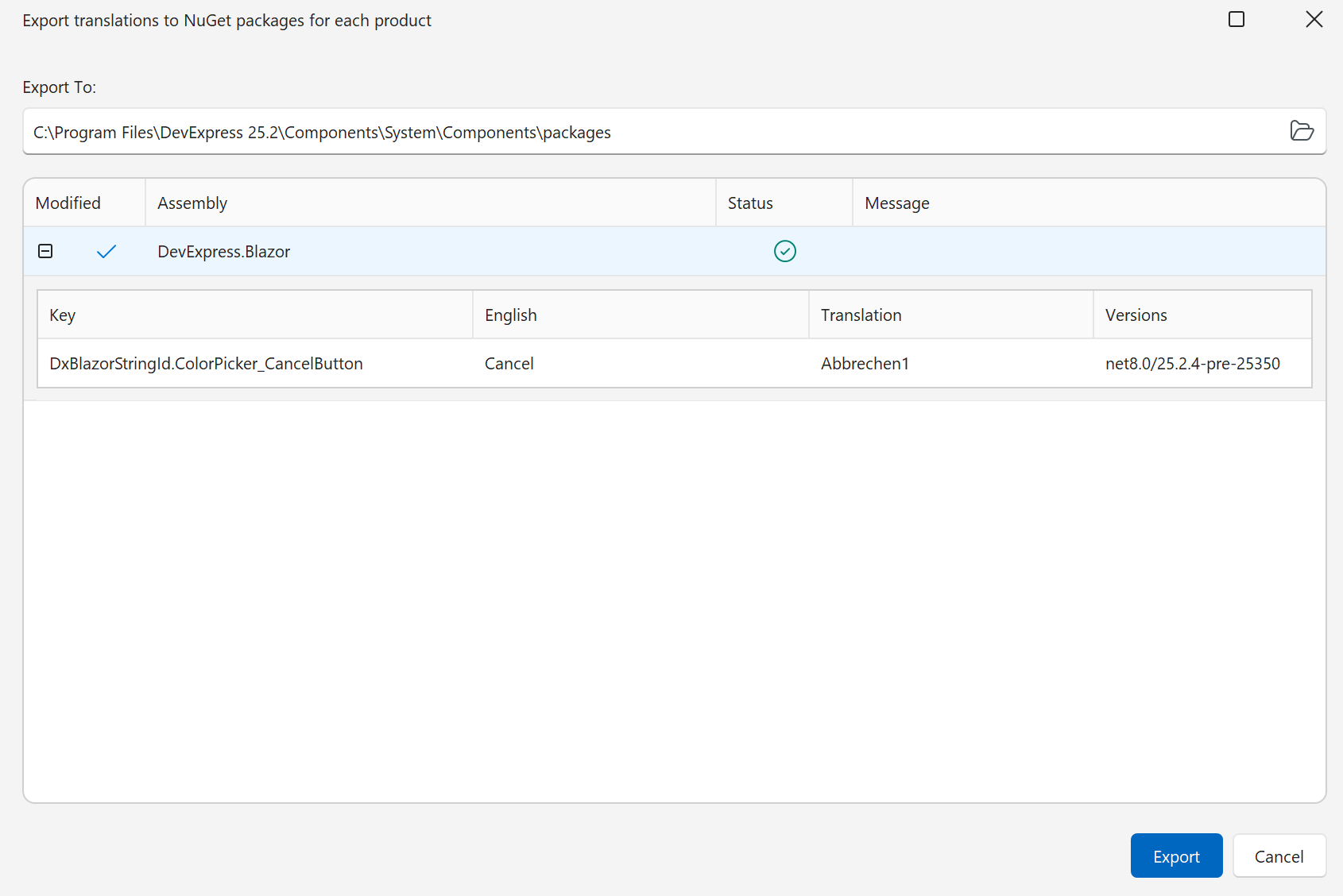 Localization Tool | General Information | DevExpress Documentation