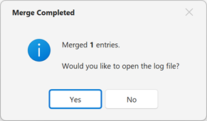Localization Tool - Merge Database Dialog, DevExpress