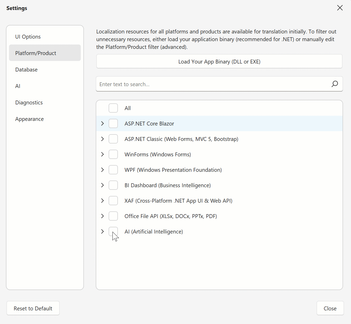 Localization Tool | General Information | DevExpress Documentation