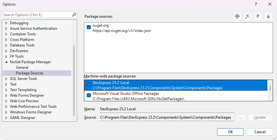 nuget local feed
